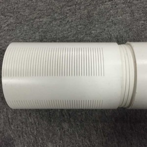 4-инчова PVC филтърна тръба с конеца с резба